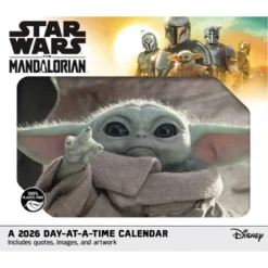 Star Wars Trends International 2026 Mandalorian Dayata Time 6.12"x5.37" Box Calendar -Everyday Fan & Home GUEST 753ecd1e 99bb 448b 9c20 0ca910a2797a