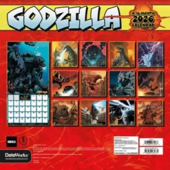Trends International 2026 Godzilla Classic 12"x12" Wall Calendar -Everyday Fan & Home GUEST 75b3bdce 2f84 48c9 8aa4 9877d68b1065
