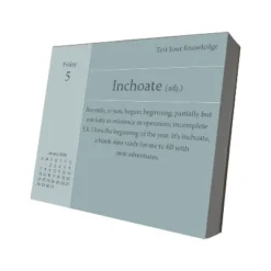 Trends International Inc. 2024 Daily Desk Calendar 4.25"x5" Words-a-Day