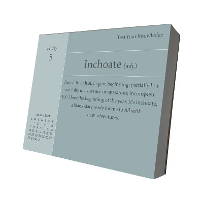 Trends International Inc. 2024 Daily Desk Calendar 4.25"x5" Words-a-Day 3 Trends International Inc. 2024 Daily Desk Calendar 4.25"x5" Words-a-Day
