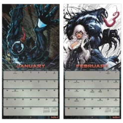 Trends International Inc. 2023-24 Wall Calendar 12"x12" Marvel Venom -Everyday Fan & Home GUEST 778e45b5 8e36 4da3 9253 0b95dcedf83e