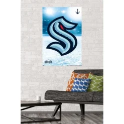 Trends International NHL Seattle Kraken - Logo 20 Unframed Wall Poster Prints