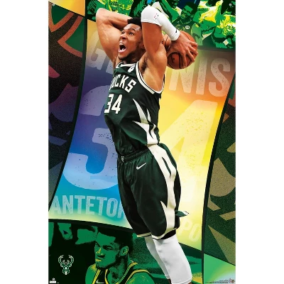 Trends International NBA Milwaukee Bucks - Giannis Antetokounmpo 21 Unframed Wall Poster Prints 5 Trends International NBA Milwaukee Bucks - Giannis Antetokounmpo 21 Unframed Wall Poster Prints - Image 3