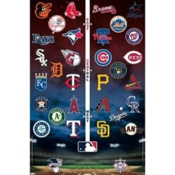 Trends International MLB League - Logos 24 Unframed Wall Poster Prints -Everyday Fan & Home GUEST 7bc76150 19b8 4328 a79b b185a04b2657