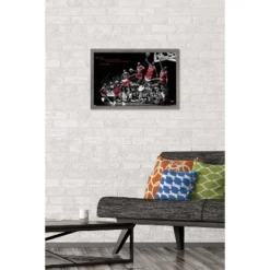 Trends International Michael Jordan - Fly Framed Wall Poster Prints