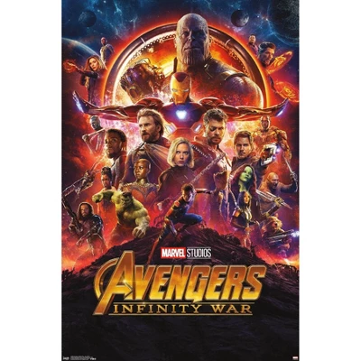 34" X 22" Marvel Cinematic Universe: Avengers: Infinity War One Sheet Premium Poster - Trends International: Unframed Wall Art 5 34" X 22" Marvel Cinematic Universe: Avengers: Infinity War One Sheet Premium Poster - Trends International: Unframed Wall Art - Image 3
