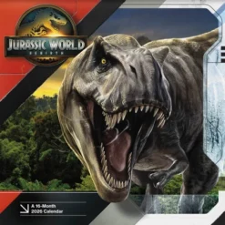 Trends International 2026 Jurassic World 4 12"x12" Wall Calendar -Everyday Fan & Home GUEST 7ee17c58 a952 4ba8 a6dc 42e8b72d1b39