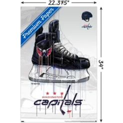 Trends International NHL Washington Capitals - Drip Skate 21 Unframed Wall Poster Prints -Everyday Fan & Home GUEST 7f079b62 43c9 4f75 abbe 006e1ad3465a