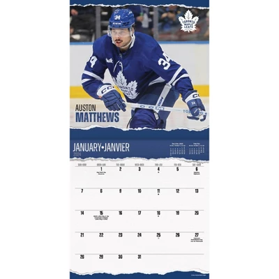 Trends International Inc. 2023-24 Wall Calendar 12"x12" NHL Toronto Maple Leafs 3 Trends International Inc. 2023-24 Wall Calendar 12"x12" NHL Toronto Maple Leafs