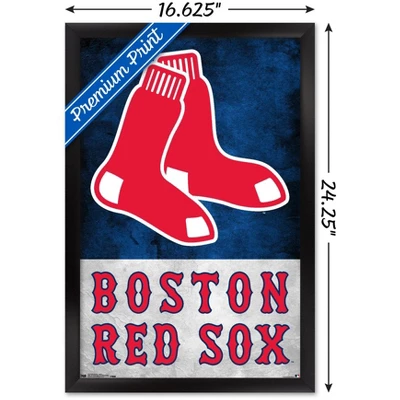 Trends International MLB Boston Red Sox - Logo 18 Framed Wall Poster Prints 4 Trends International MLB Boston Red Sox - Logo 18 Framed Wall Poster Prints - Image 2