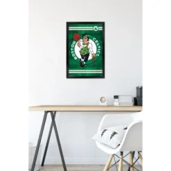 Trends International NBA Boston Celtics - Logo 14 Framed Wall Poster Prints -Everyday Fan & Home GUEST 8672d917 a0fd 45d3 a738 fb8b7cb558cf