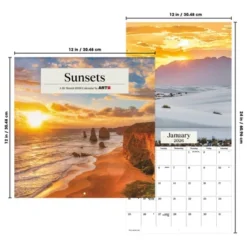Trends International 2026 Sunsets 12"x12" Wall Calendar -Everyday Fan & Home GUEST 86abee9a 37e6 4bde baaa 8a2d2dd6e77b