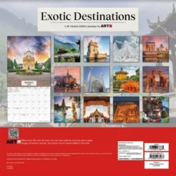 Trends International 2026 Exotic Destinations 12"x12" Wall Calendar -Everyday Fan & Home GUEST 884ab9fb 93c0 4351 88f8 759682b8e065