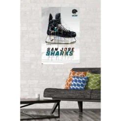 Trends International NHL San Jose Sharks - Drip Skate 21 Unframed Wall Poster Prints