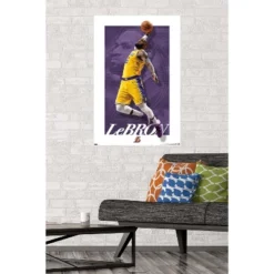 Trends International NBA Los Angeles Lakers - LeBron James 21 Unframed Wall Poster Prints