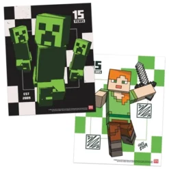 Trends International Inc. 2023-24 Wall Calendar 12.62"x12.37" Minecraft - 15th Anniversary Collector's Edition -Everyday Fan & Home GUEST 8b17b673 ef40 4422 b0cb fa6f321814f9