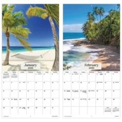 Trends International 2026 Beaches 12"x12" Wall Calendar -Everyday Fan & Home GUEST 8ba79684 0cd3 4d67 9bf9 15af09e9f250
