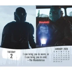 Trends International Inc. 2024 Daily Desk Calendar 4.25"x5" Star Wars: The Mandalorian -Everyday Fan & Home GUEST 8d14c19c 7bcb 4e12 8cb8 2105ef68ac00