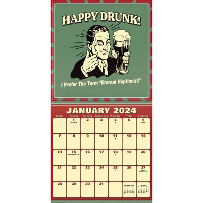 Trends International Inc. 2023-24 Wall Calendar 12"x12" Retro Spoof 3 Trends International Inc. 2023-24 Wall Calendar 12"x12" Retro Spoof