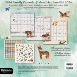 Trends International Inc. 2023-24 Wall Calendar 12"x12" Bilingual English/French Animals Magnetic -Everyday Fan & Home GUEST 8fefe1e0 32c2 4208 9901 c18c58e4edac