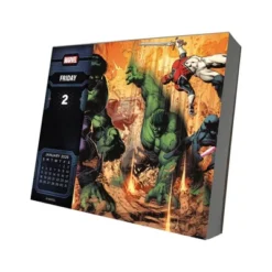 Trends International 2026 History Of Marvel Dayata Time 6.12"x5.37" Box Calendar