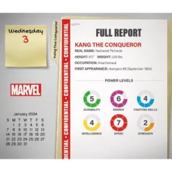 Trends International Inc. 2024 Daily Desk Calendar 4.25"x5" Marvel -Everyday Fan & Home GUEST 91777543 3b9b 43a3 94c3 fa6a545e430b