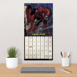 Trends International Inc. 2023-24 Wall Calendar 12"x12" Bilingual English/French Marvel Spider-Man -Everyday Fan & Home GUEST 921457dd 7658 46be b877 6b038705fbf7