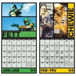 Trends International Inc. 2023-24 Wall Calendar 12"x12" Star Wars: Saga Bilingual -Everyday Fan & Home GUEST 922bf640 525a 4d21 8f17 28cc121f7f64