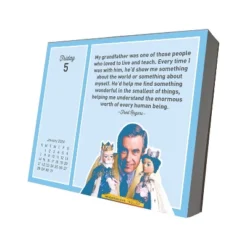Trends International Inc. 2024 Daily Desk Calendar 4.25"x5" Mister Rogers