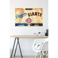 Trends International MLB Rivalries - Los Angeles Dodgers Vs San Francisco Giants Unframed Wall Poster Prints -Everyday Fan & Home GUEST 95adb7c8 9267 46b7 a55e 51add4cde783