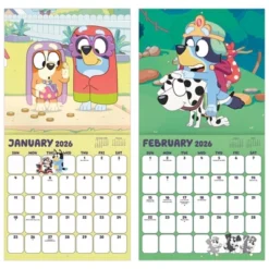 Trends International 2026 Bluey 12"x12" Wall Calendar -Everyday Fan & Home GUEST 964b3472 e9b4 4c62 ab2d 3bf269d2e165