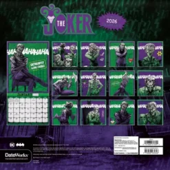 Trends International 2026 Joker 12"x12" Wall Calendar -Everyday Fan & Home GUEST 98ac7c73 e2ea 4eaf a824 2c88a94438c5
