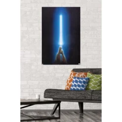 Trends International Star Wars: Original Trilogy - Blue Lightsaber Unframed Wall Poster Prints