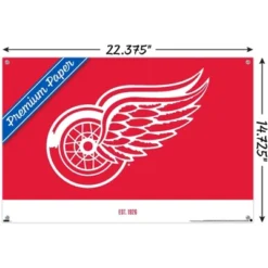 Trends International NHL Detroit Red Wings - Logo 21 Unframed Wall Poster Prints -Everyday Fan & Home GUEST 9cd8a10e 37da 44d6 a6e4 54b83f0c9332