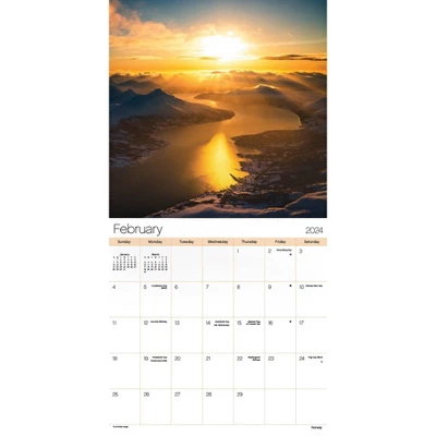 Trends International Inc. 2023-24 Wall Calendar 12"x12" Sunsets 4 Trends International Inc. 2023-24 Wall Calendar 12"x12" Sunsets - Image 2