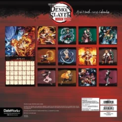 Trends International Inc. 2023-24 Wall Calendar 12"x12" Demon Slayers -Everyday Fan & Home GUEST a149a338 7c5f 4d82 8624 97fb62b317d3