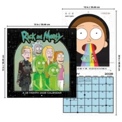 Trends International 2026 Rick And Morty 12"x12" Wall Calendar 12 Trends International 2026 Rick And Morty 12"x12" Wall Calendar -Everyday Fan & Home GUEST a2643cd1 9609 4ef7 bb8a 331583742719