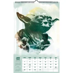 Trends International Inc. 2023-24 Wall Calendar 17"x11" Star Wars: Saga