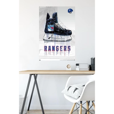 Trends International NHL New York Rangers - Drip Skate 21 Unframed Wall Poster Prints 7 Trends International NHL New York Rangers - Drip Skate 21 Unframed Wall Poster Prints - Image 5