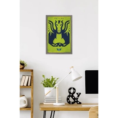Trends International WNBA Dallas Wings - Logo 25 Framed Wall Poster Prints 3 Trends International WNBA Dallas Wings - Logo 25 Framed Wall Poster Prints