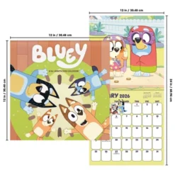 Trends International 2026 Bluey 12"x12" Wall Calendar -Everyday Fan & Home GUEST a8817b90 a861 4309 827f 342305cf87f4