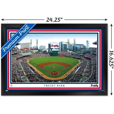 Trends International MLB Atlanta Braves - Truist Park 22 Framed Wall Poster Prints 4 Trends International MLB Atlanta Braves - Truist Park 22 Framed Wall Poster Prints - Image 2
