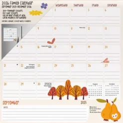 Trends International 2026 Family 12"x12" Family Calendar -Everyday Fan & Home GUEST aa974a0f 94dd 42b1 a837 ad0395654a6f