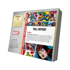 Trends International Inc. 2024 Daily Desk Calendar 4.25"x5" Marvel