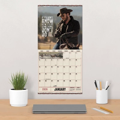 Trends International 2026 Yellowstone Bilingual French Rip Wheeler 12"x12" Wall Calendar 6 Trends International 2026 Yellowstone Bilingual French Rip Wheeler 12"x12" Wall Calendar - Image 4