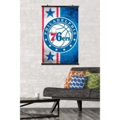 Trends International NBA Philadelphia 76ers - Logo 15 Unframed Wall Poster Prints