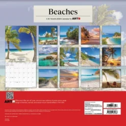Trends International 2026 Beaches 12"x12" Wall Calendar -Everyday Fan & Home GUEST ae315c34 f9bc 42b7 afa6 0b9969644e21