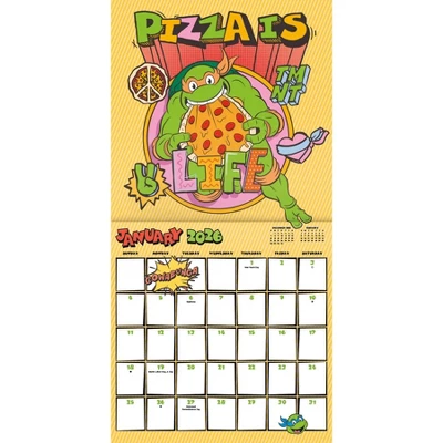 Trends International 2026 Teenage Mutant Ninja Turtles 12"x12" Wall Calendar 3 Trends International 2026 Teenage Mutant Ninja Turtles 12"x12" Wall Calendar