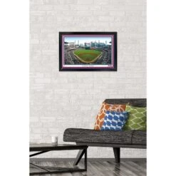 Trends International MLB Atlanta Braves - Truist Park 22 Framed Wall Poster Prints