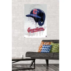 Trends International MLB Cleveland Guardians - Drip Helmet 22 Unframed Wall Poster Prints